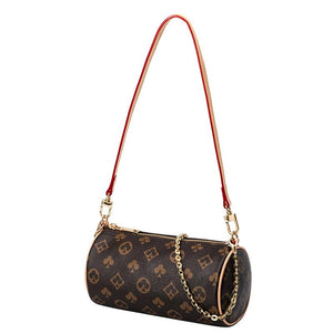 Women's Cylinder Handbag with Chain