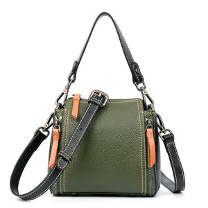 Fashionable Top Layer Cowhide Bucket Bag