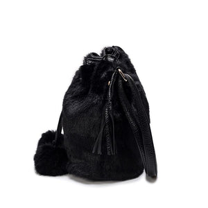 New Rabbit Fur Female Bag