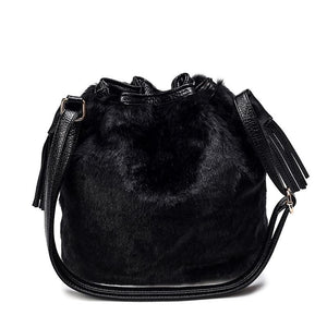 New Rabbit Fur Female Bag